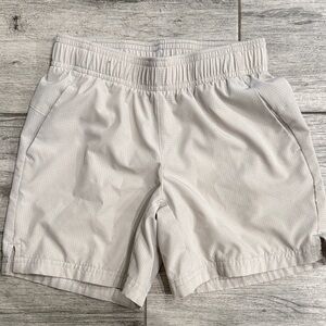 All in Motion Cream Elastic Waist Athletic Shorts